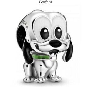 Disney Pluto Charm, Charms for Pandora Bracelet S925 ALE Sterling Silver Charm